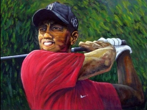The legendary Tiger Woods