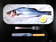 21 - Summer 2023 - COMMENDED ' Sea Bass' by Gill Hamilton