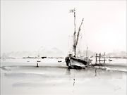 A10Commended, Pin Mill, Monochrome - Alan Pedder