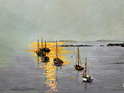 a152015 'Autumn ASA Award' - ‘Moorings in the Mist - Porth Diana' by Mike Harrison