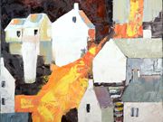 a15COMMENDED 'Village in Autumn, by Marilyn Rhind