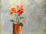a18COMMENDED 'Geraniums in a vase' by Veronica McDermott