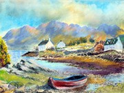 a2213 COMMENDED 'Scottish Sea loch' by Margaret Norris