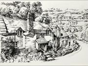 S10BASIL MORRISON ROSE BOWL (RU) Harry Smith - Devonshire Cottage