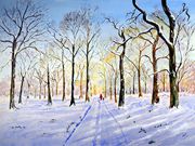 S12COMMENDED - 'A winter's Walk' by Hilda Prescott