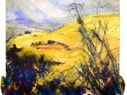 S12COMMENDED 'Blue flowers and Dew Pond' by Ann Roach