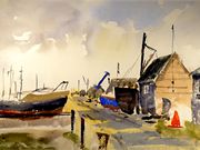 S12FRED TAYLOR (RU) 'Southwold Boat Shed' by Colin Baldry