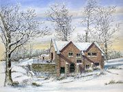 S12OONA LOWSBY (RU) 'Old Mill in winter, Dunham' by Mike Harrison