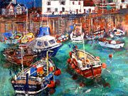 S12OONA LOWSBY (W) 'Bobbing Boats at Westbay' by Pat Brown