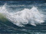 S12SNELSON BRONZE (W) 'Breaking Wave' by Mike Harrison