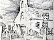 S13BASIL MORRISON(RU)- 'Maughold Church I.O.M.' by Arthur Holt