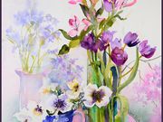 s15COMMENDED - 'Summer Flowers' by Sylvia Kenyon-Case