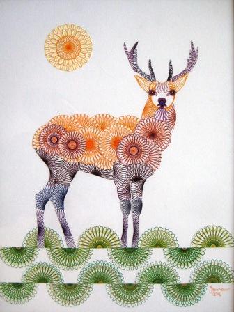 Spirograph stag