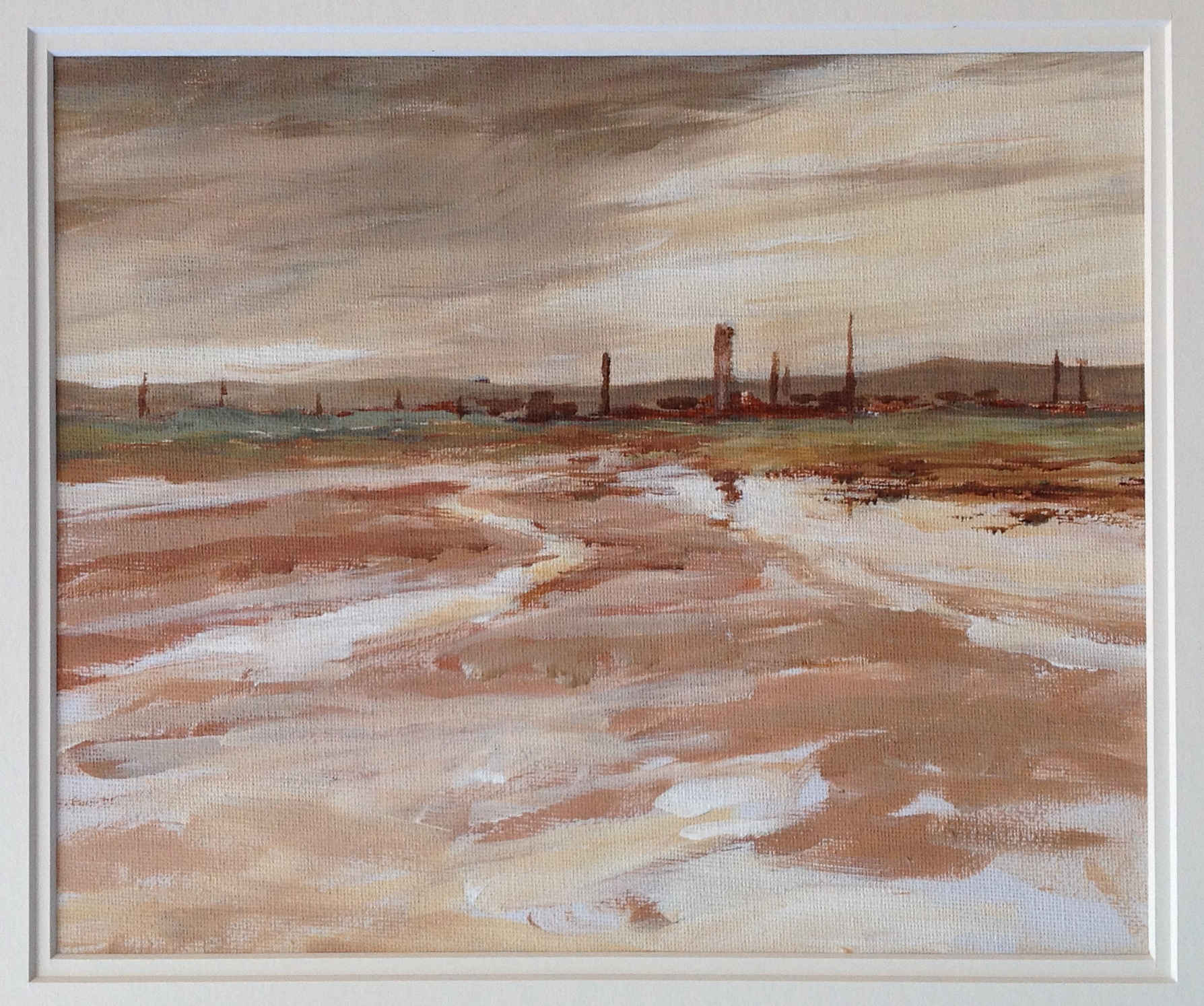 Frodsham Marshes, looking west