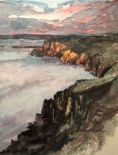 Winter Sunset Cornwall