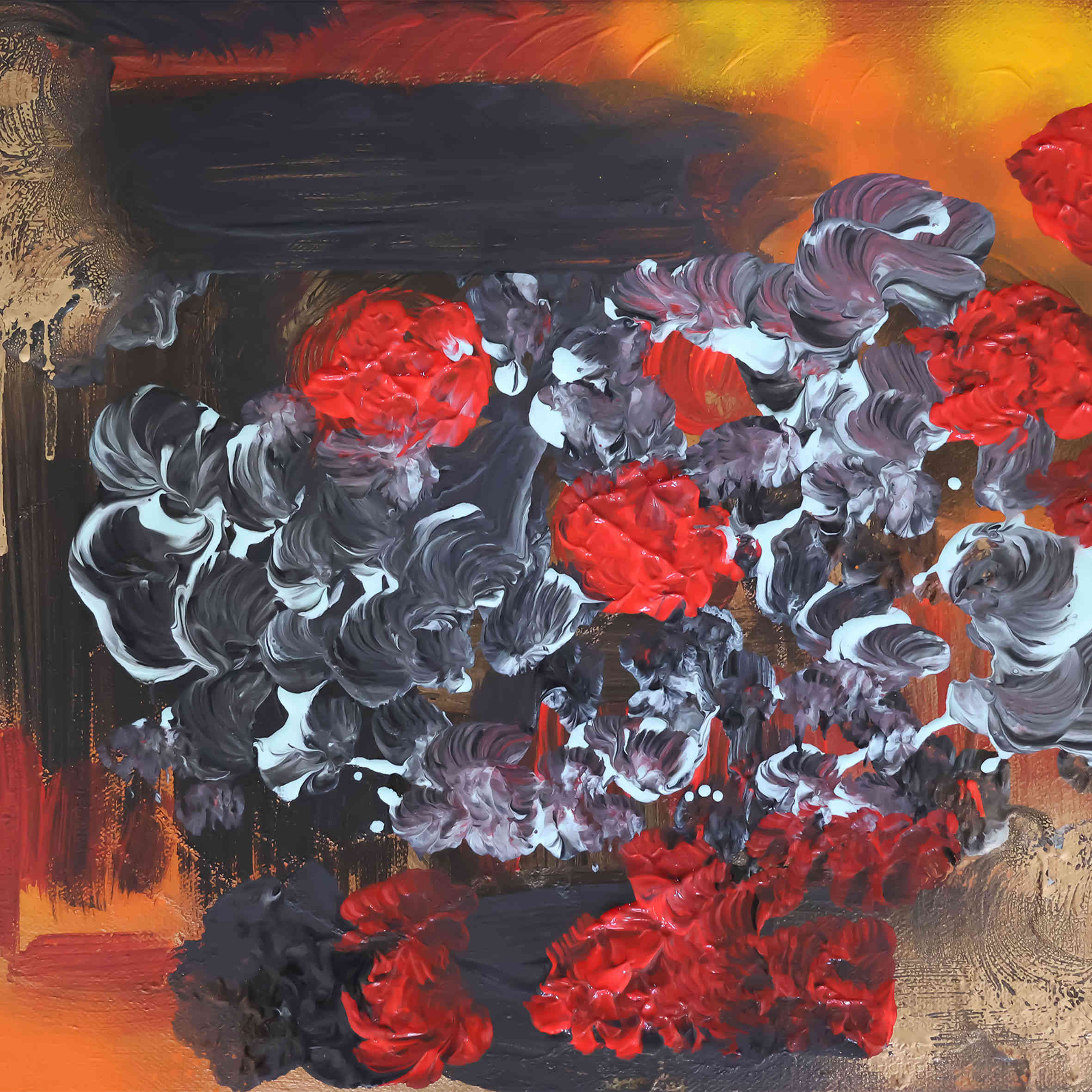 Abstract Autumn Flowers