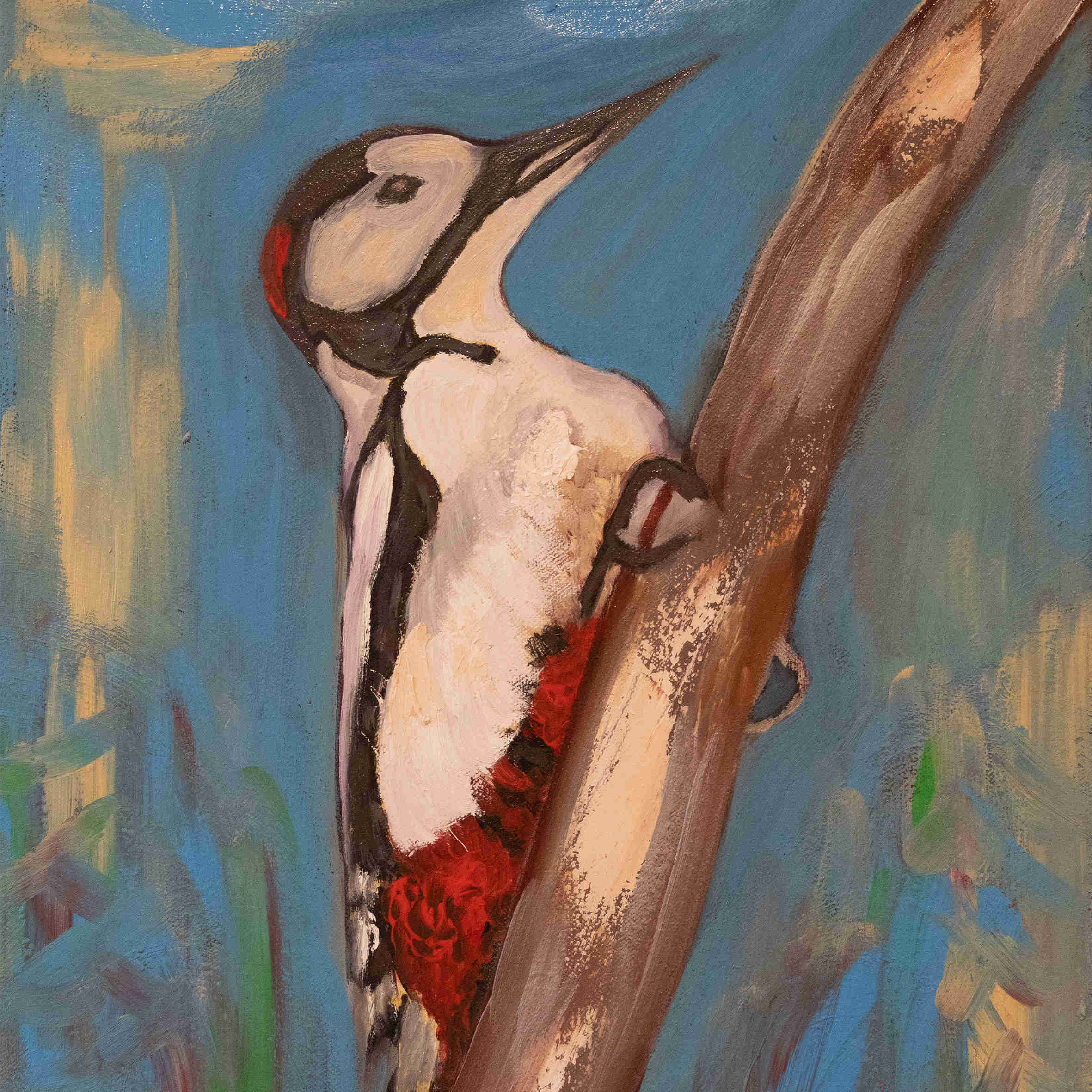 Creepy Woodpecker